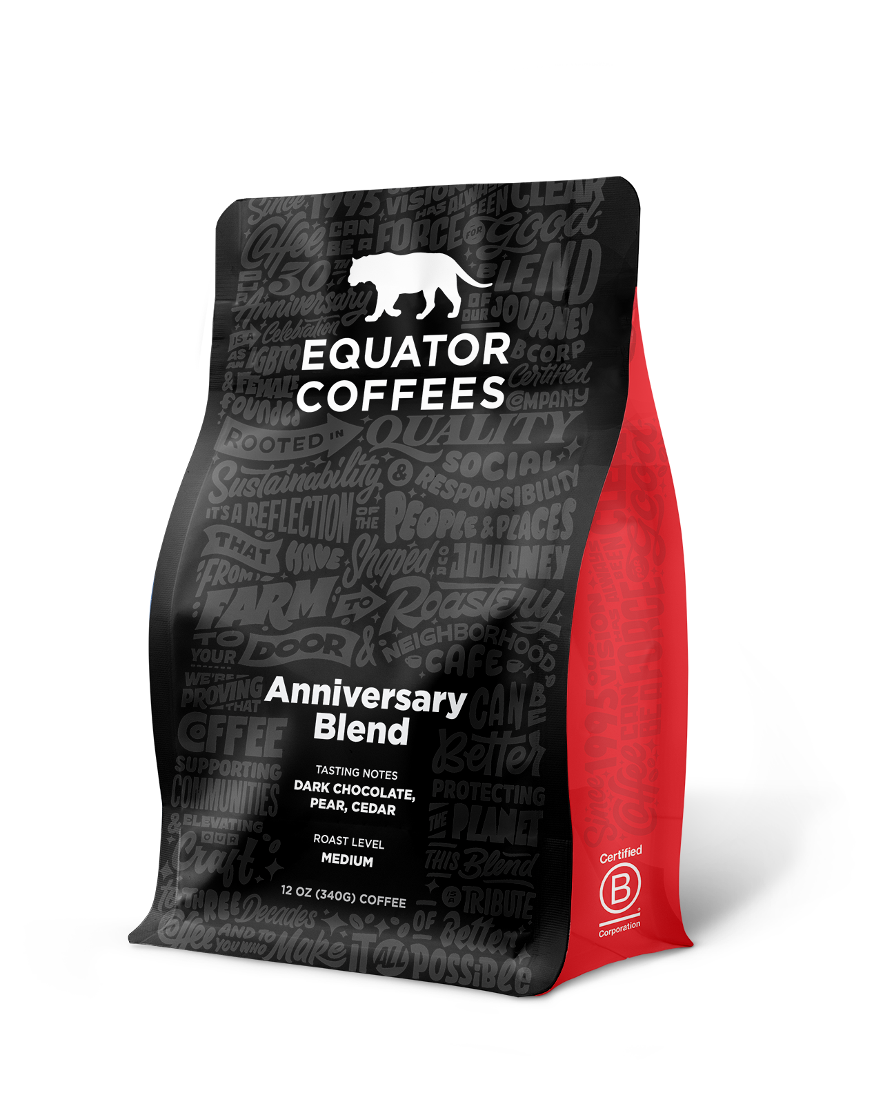 Equator 30th Anniversary Blend | Award-Winning Coffee | 12oz Bag of Whole Bean Coffee | Equator Coffees
