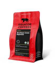 Boutique Crenn Espresso | Atelier Crenn Espresso | Dominique Crenn Espresso | Michelin Star Espresso | 12oz Bag of Whole Bean Espresso | Equator Coffees