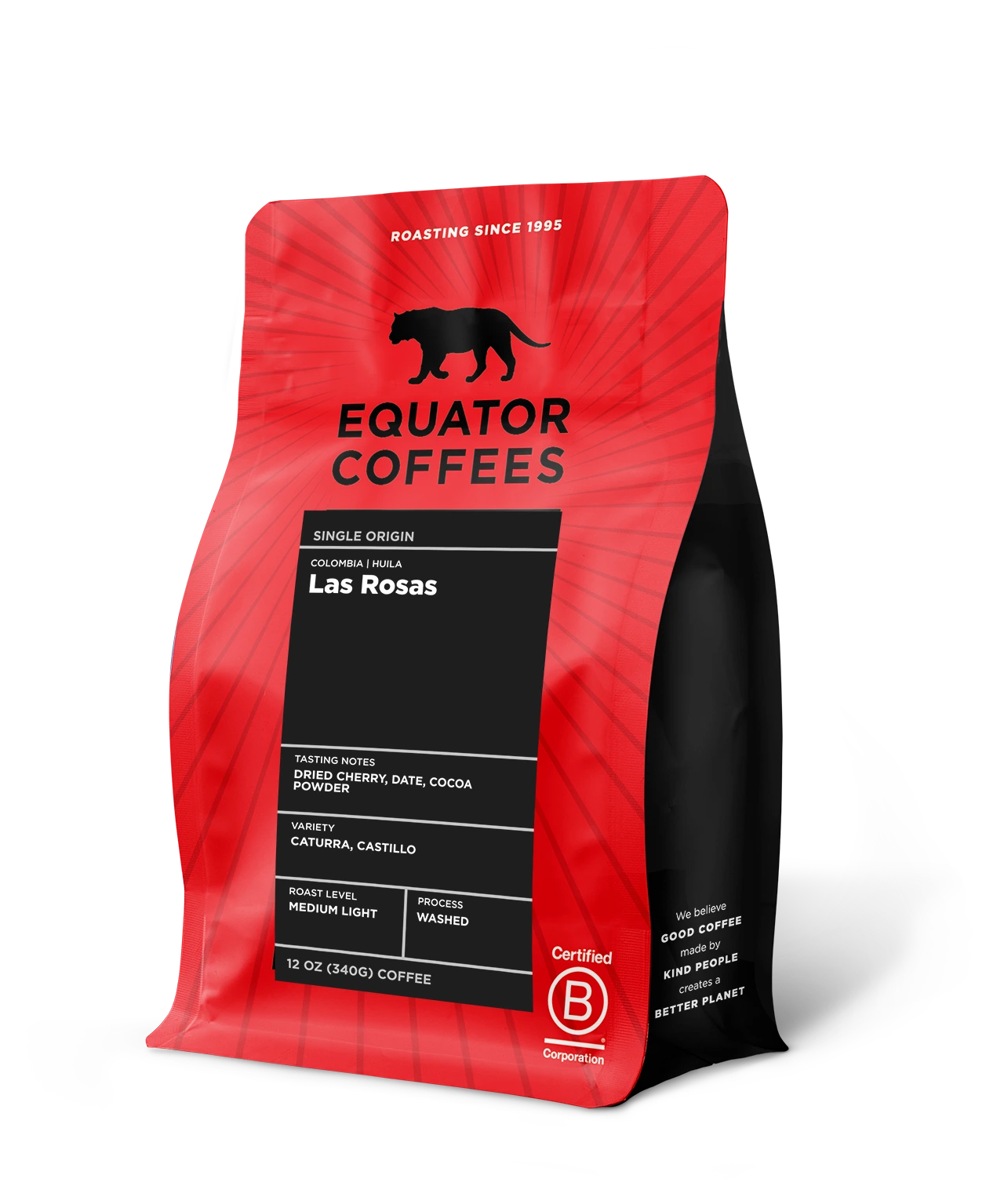 Colombia Las Rosas | Colombian Coffee | 12oz bag of whole bean coffee | Equator Coffees