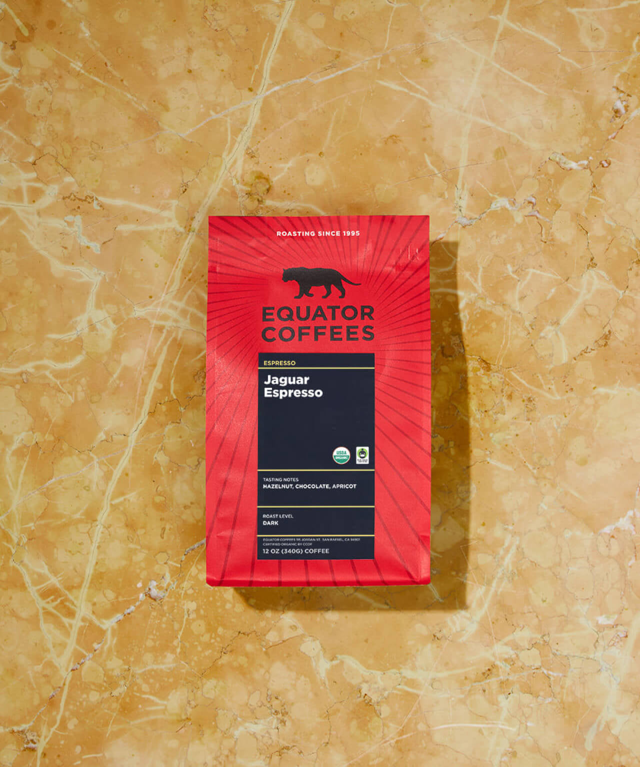 Curated Espresso Subscription | Espresso Bean Subscription | Whole Bean Espresso Subscription | Best Espresso Subscription online | Espresso Coffee on Yellow Background | Equator Coffees
