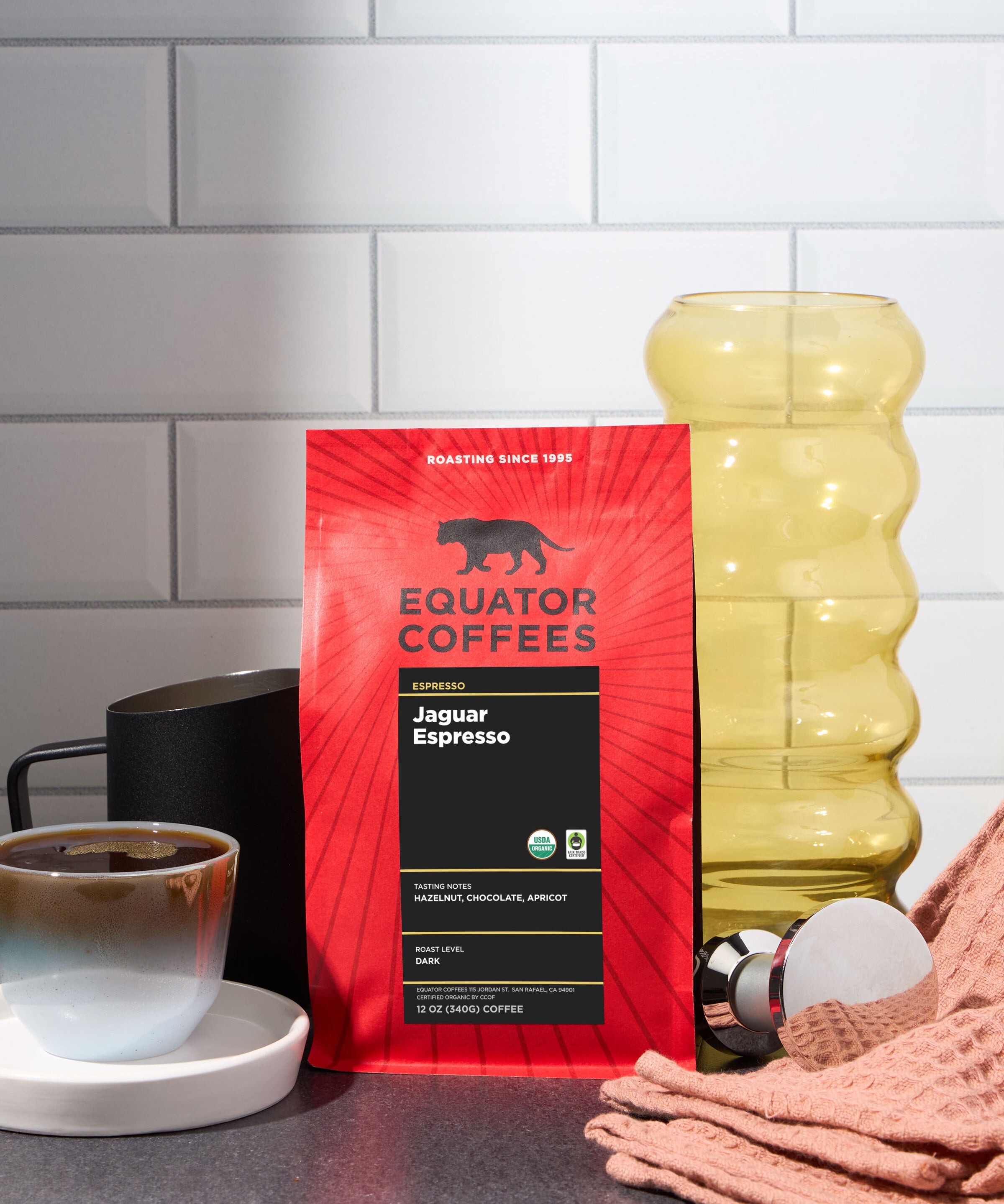 Curated Espresso Subscription | Espresso Bean Subscription | Whole Bean Espresso Subscription | Best Espresso Subscription online | 12oz Bag of Whole Bean Espresso | Equator Coffees
