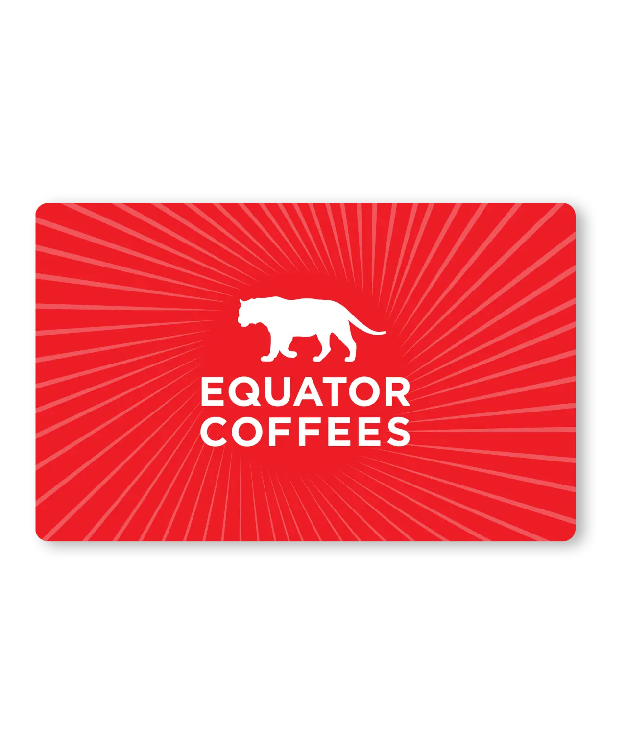 Equator Cafe Gift Card | Equator Coffees
