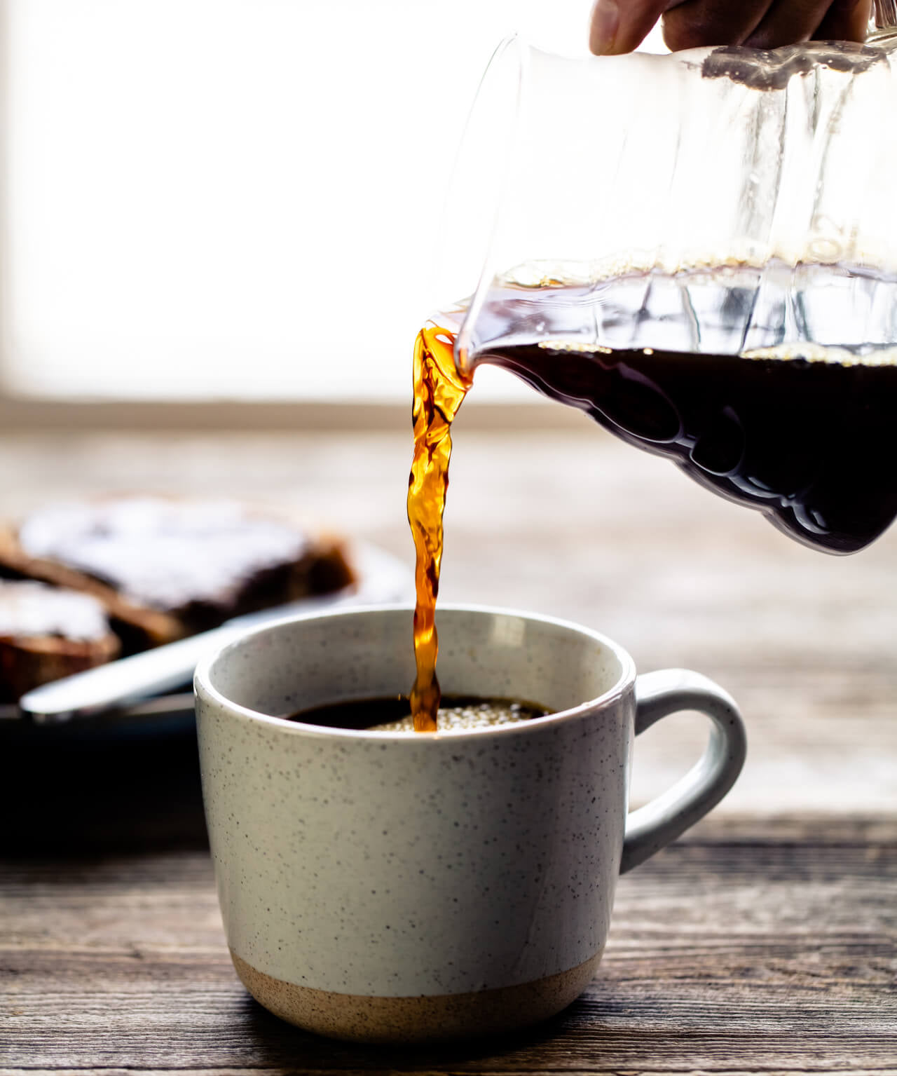 Hario V60 Pourover Starter Kit | Hario Coffee Bundle | Hario V60 Bundle | Pourover Coffee Bundle | Pouring Coffee with the Hario V60 Glass Range Server | Equator Coffees