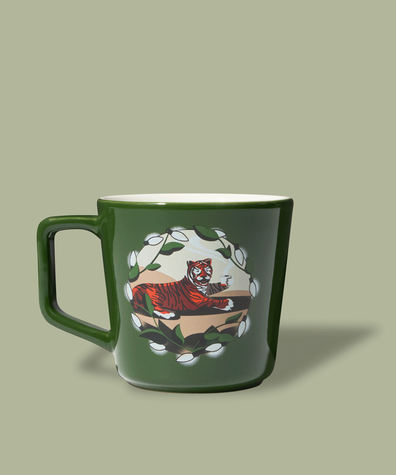 Holiday Ceramic Mug 12oz. | Spinning GIF | Equator Coffees