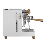 Side view of white Lelit Mara X3 Espresso Machine