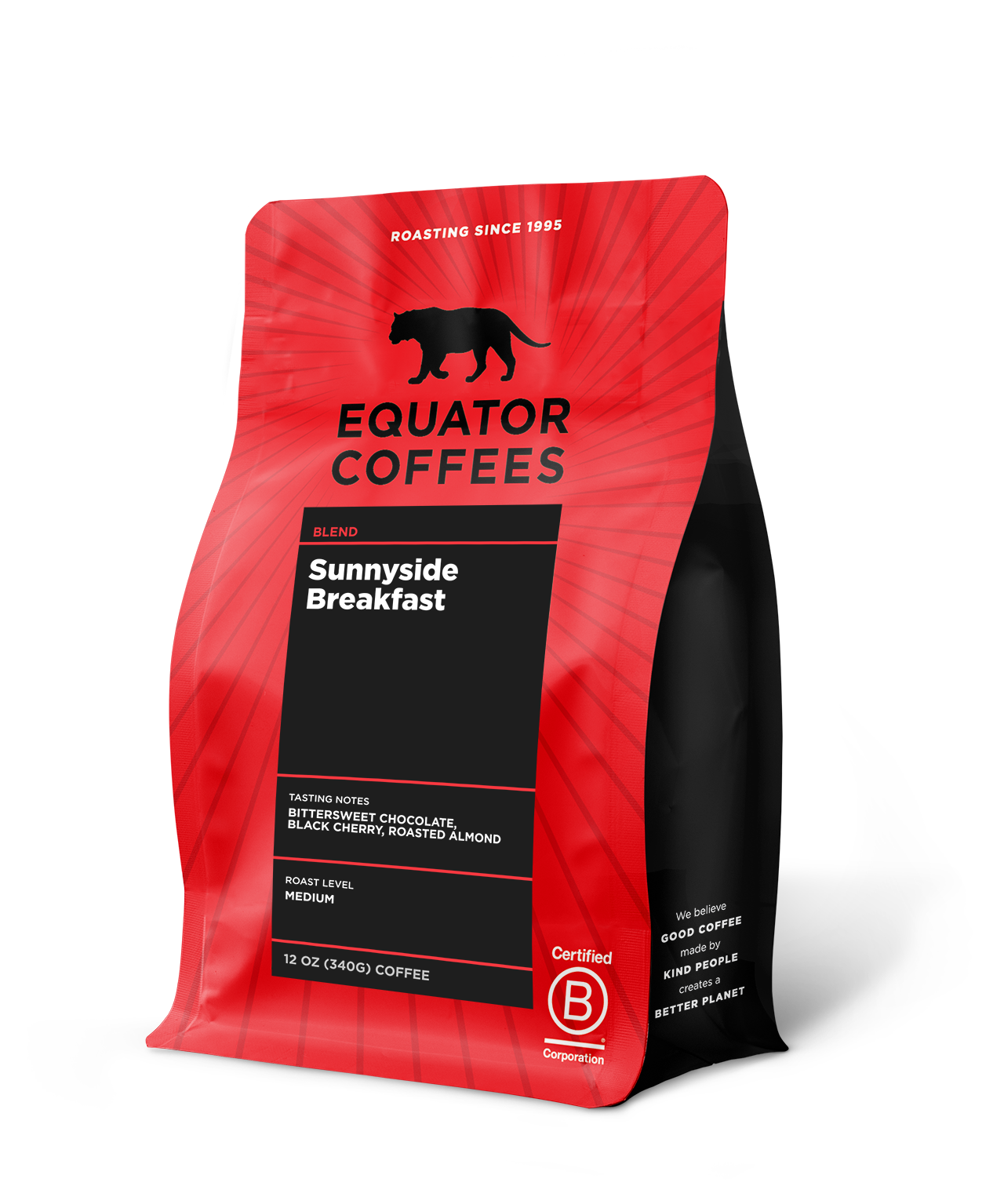 Sunnyside Breakfast Blend | 12oz bag of whole bean coffee | Equator Coffees