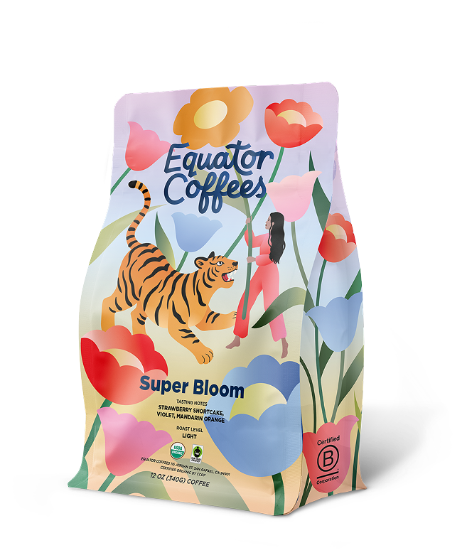 Super Bloom | 12oz bag of whole bean coffee | Equator Coffees