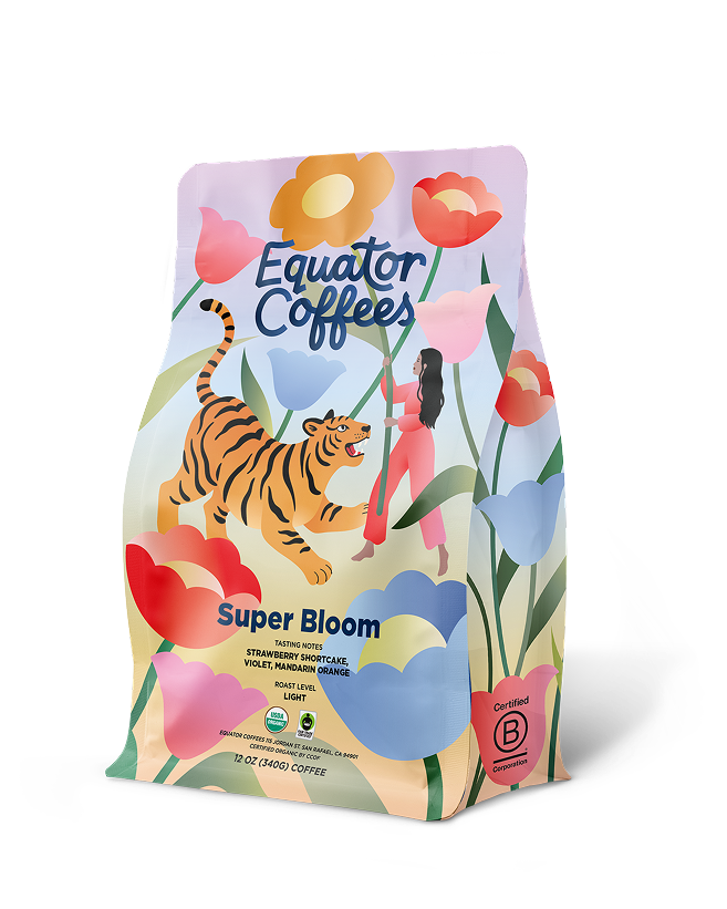 Super Bloom | 12oz bag of whole bean coffee | Equator Coffees