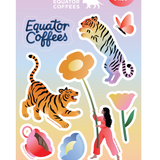 Super Bloom Sticker Sheet | Equator Coffees