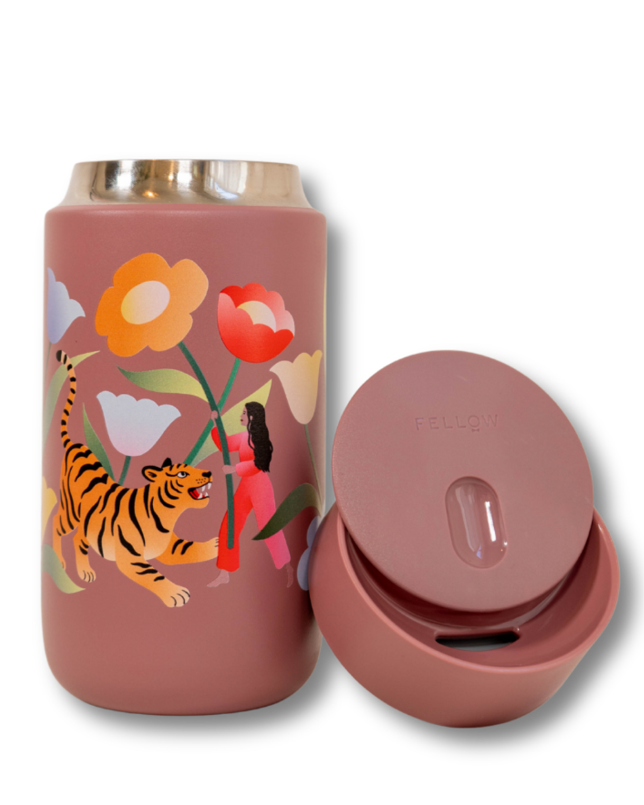 12oz Super Bloom Tumbler with lid | Equator Coffees