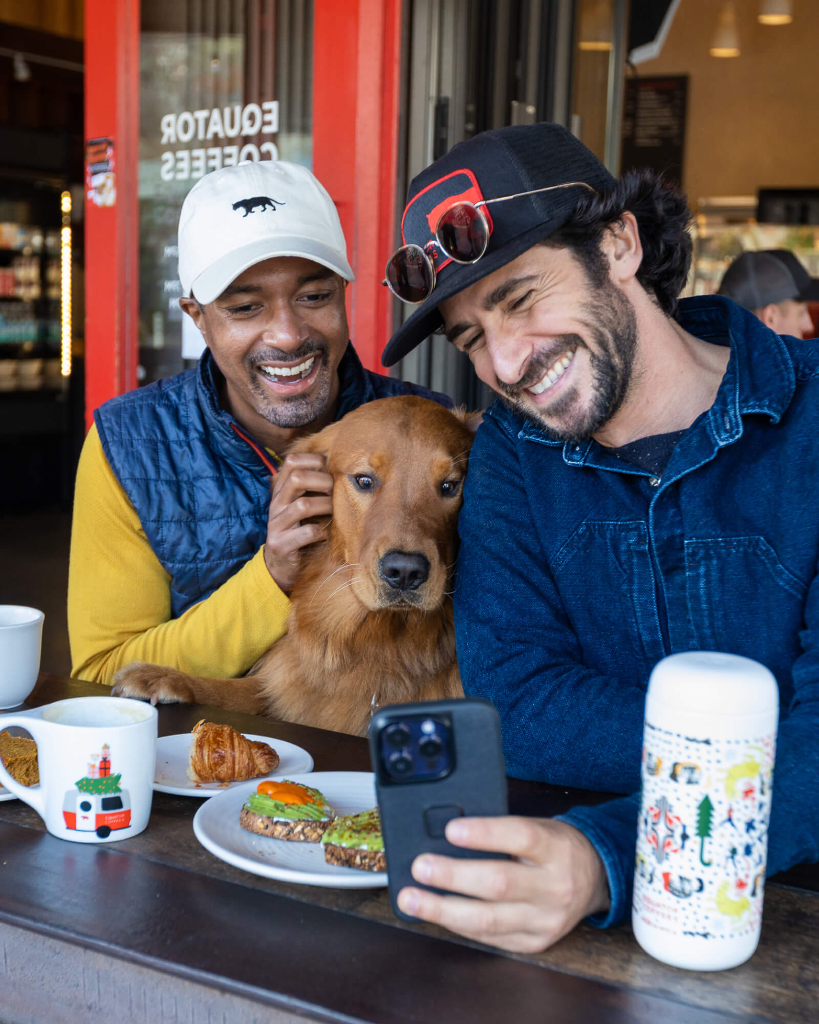 Equator Pocket Trucker Hat at Downtown Mill Valley Cafe | Marin Trucker Hat | Equator Coffees