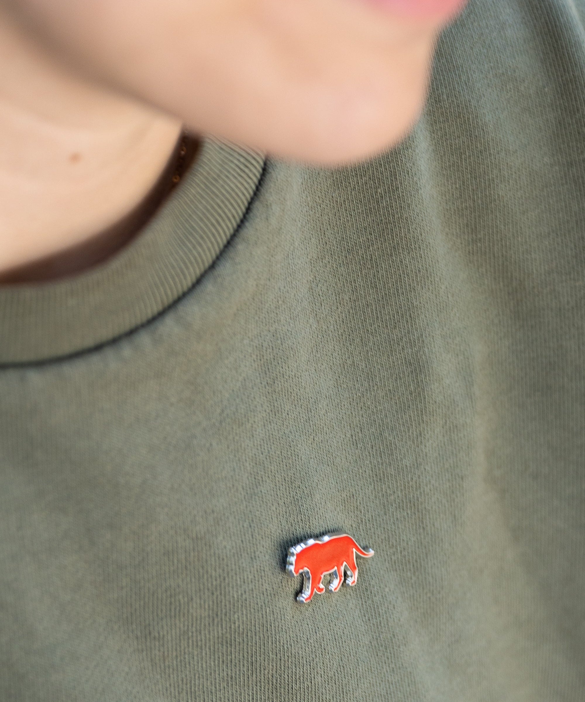 Equator Tiger Enamel Pin - Equator Coffees