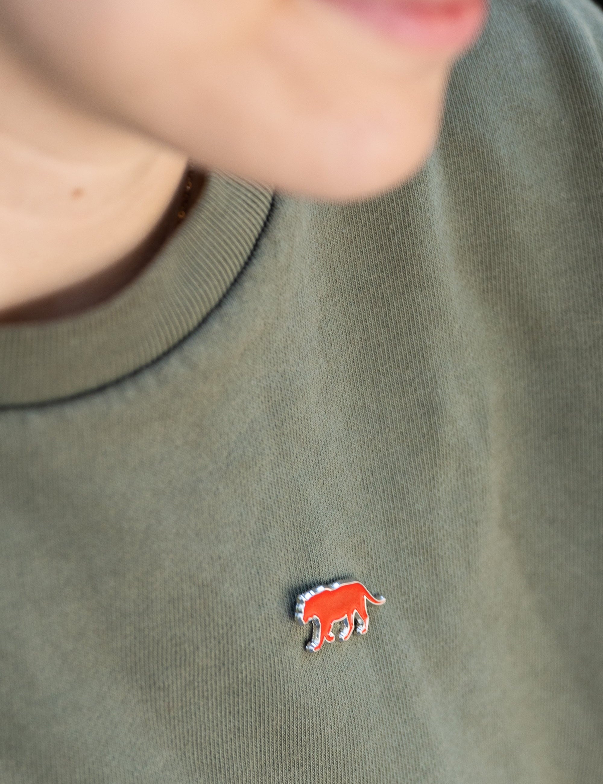 Equator Tiger Enamel Pin - Equator Coffees